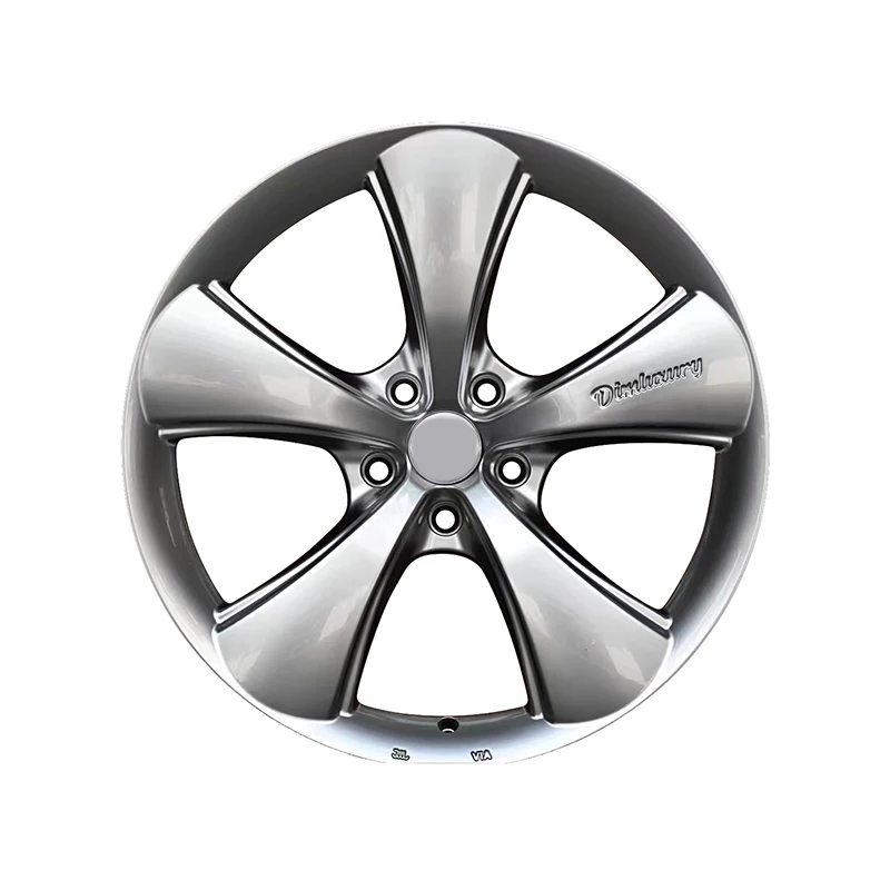 

A356 Aluminum Alloy Rims 18-19 Inch 5X114.3PCD Silver Five Spoke Wheels for Reiz Passenger Car Wheels"