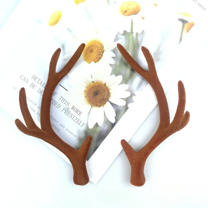 عيد الميلاد قرن الوعل عقال جميل عيد الميلاد الغزلان فرع عيد الميلاد زخرفة متعددة الأغراض مضحك عيد الميلاد قرن الوعل أغطية الرأس صور الدعائم 1 قطعة