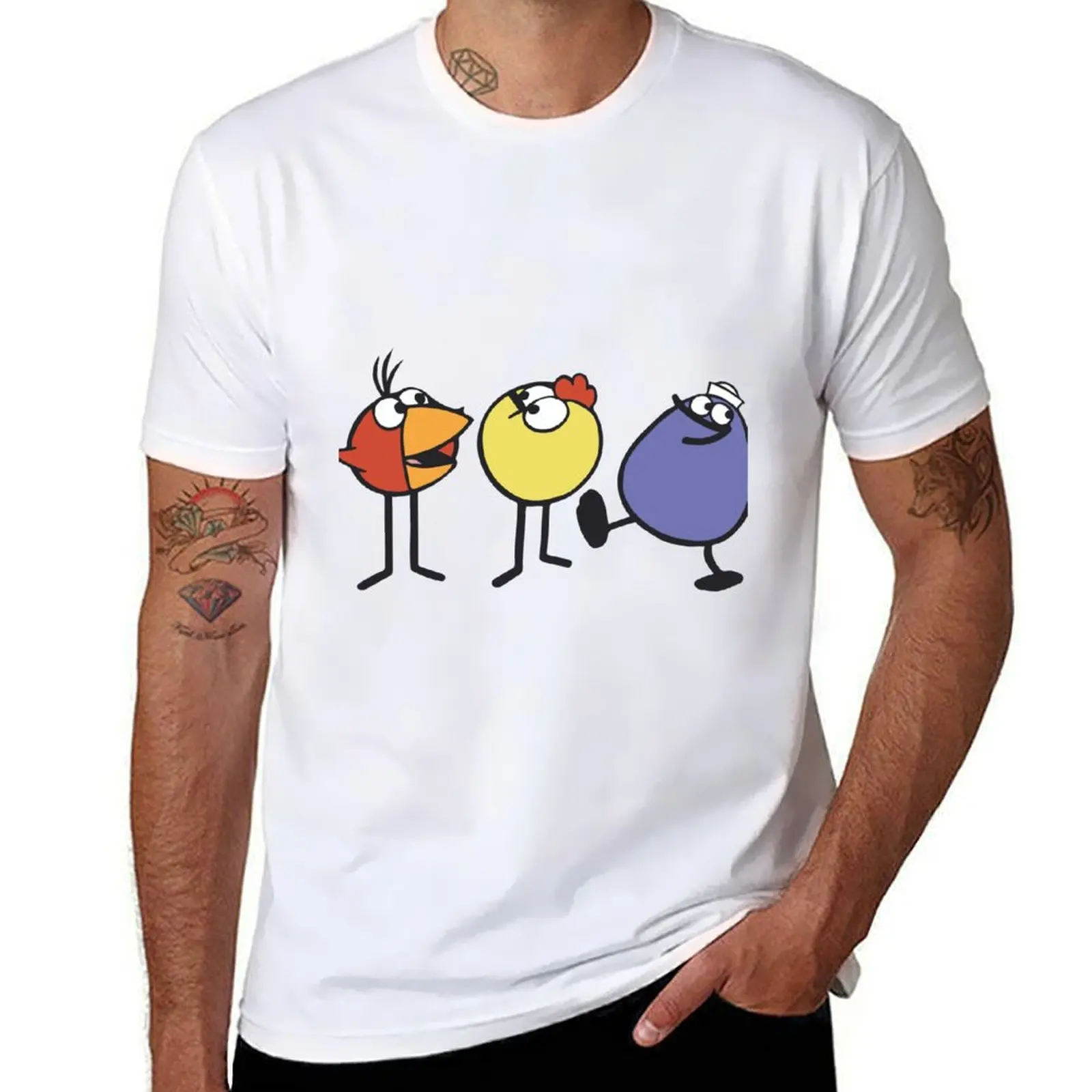 

Peep and the big wide world T-Shirt t shirt men 100% cotton luxury brand man t shirts for men casual T-Shirt