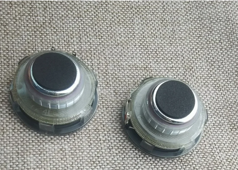 Haut-parleur pleine fréquence pour audio domestique, haut-parleur bricolage, bord en caoutchouc, son de basse, bonne tige, pièces de réparation, 4 ohms, 15W, 2 pouces, 2 pièces