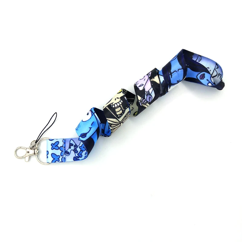 Corpse Bride vintage 90s women kids Neck Lanyard keychain Mobile Phone Strap ID Badge Holder Rope KeyChain Keyring cosplay