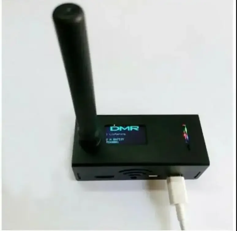 Jumbospot UHF VHF UV MMDVM Hotspot P25 DMR YSF NXDN Raspberry Pi Zero 3B + OLED + casing logam + antena terbaru