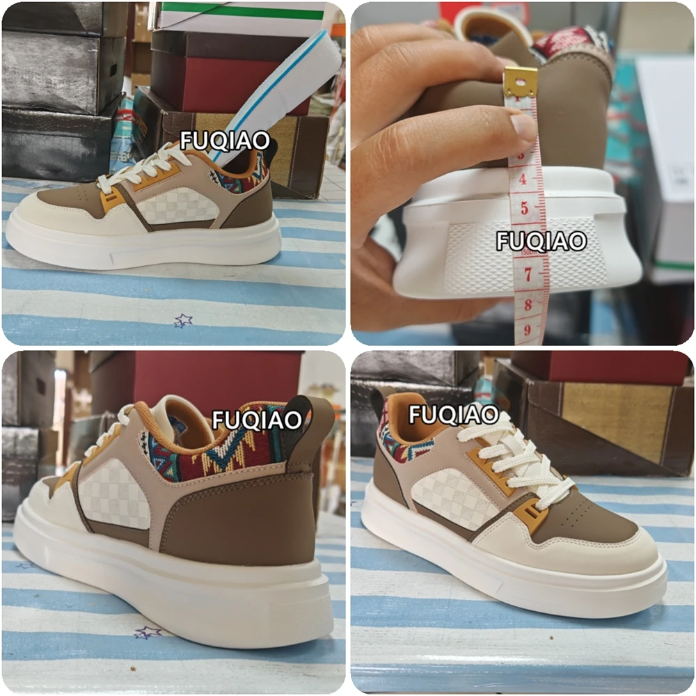 남성용 키높이 7cm 플랫폼 슈즈 두꺼운 밑창 캐주얼  - Men'S Shoes Height Increase 리뷰 및 가격
