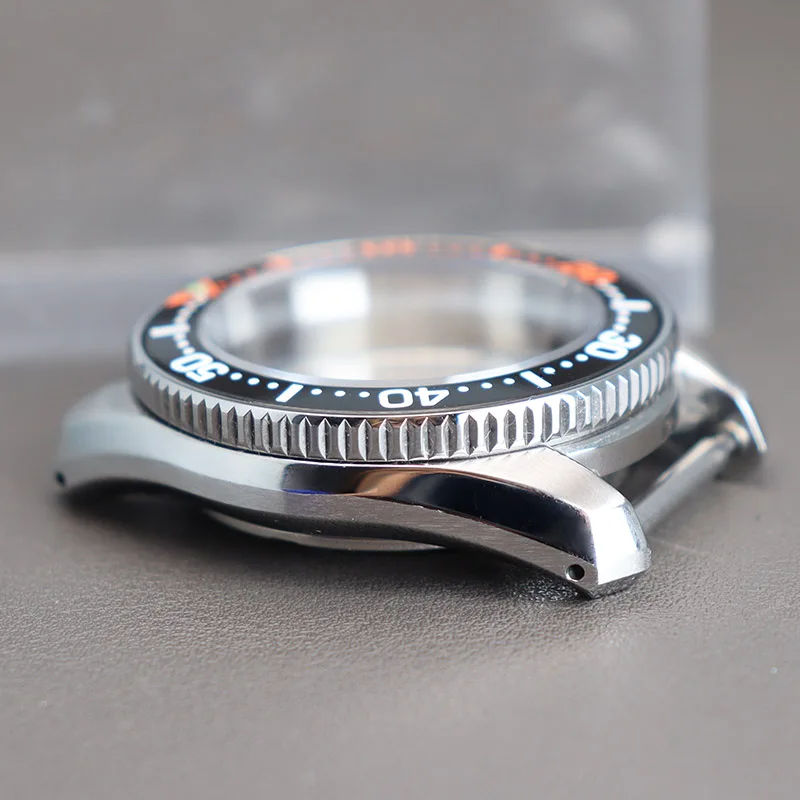 Accesorios para reloj nh35, cajas de reloj de 42mm, cristal de zafiro de acero inoxidable para Seiko NH34 NH35 NH36 NH38, movimiento modificado SPB383J1