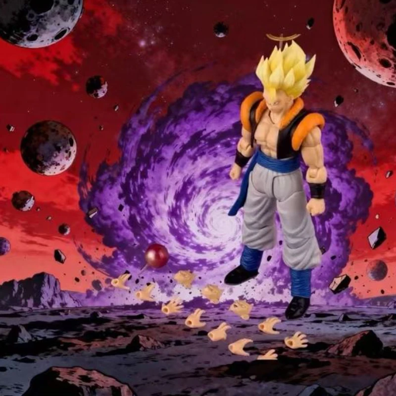 In-Stock Demoniacal Fit Gogeta Figuur Dragon Ball Z Super Saiyan Hero Waltz Gogeta Anime Action Figure Collection Model speelgoed