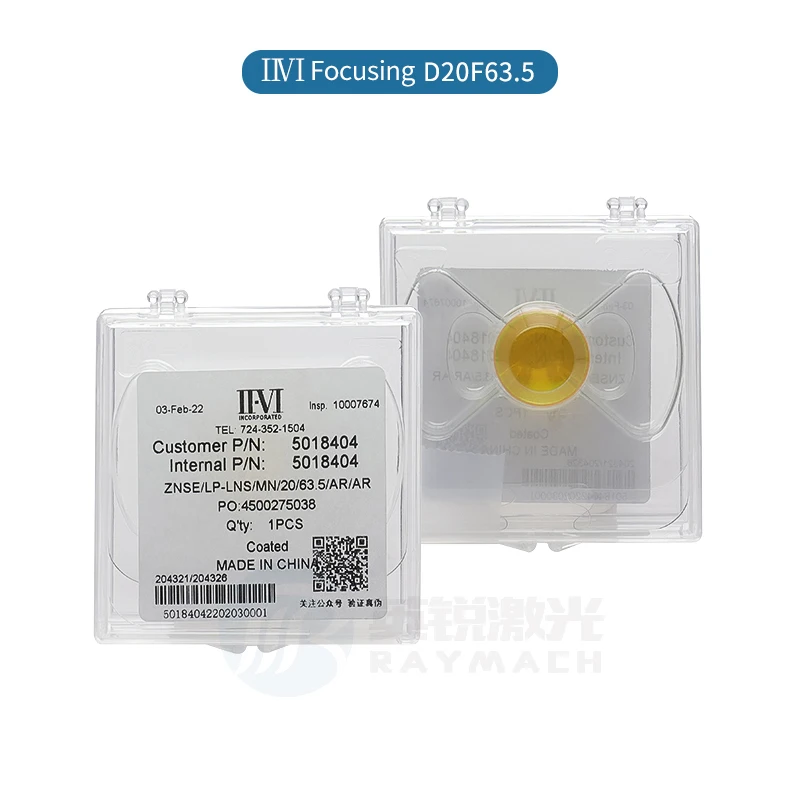 Diameter Lensa Fokus Laser CO2 II-VI berkualitas tinggi. 20mm FL50.8 63.5 F101.6 Si Cermin Pantul D25T3 MO Komponen Laser Lensa ZNSE 10,6um