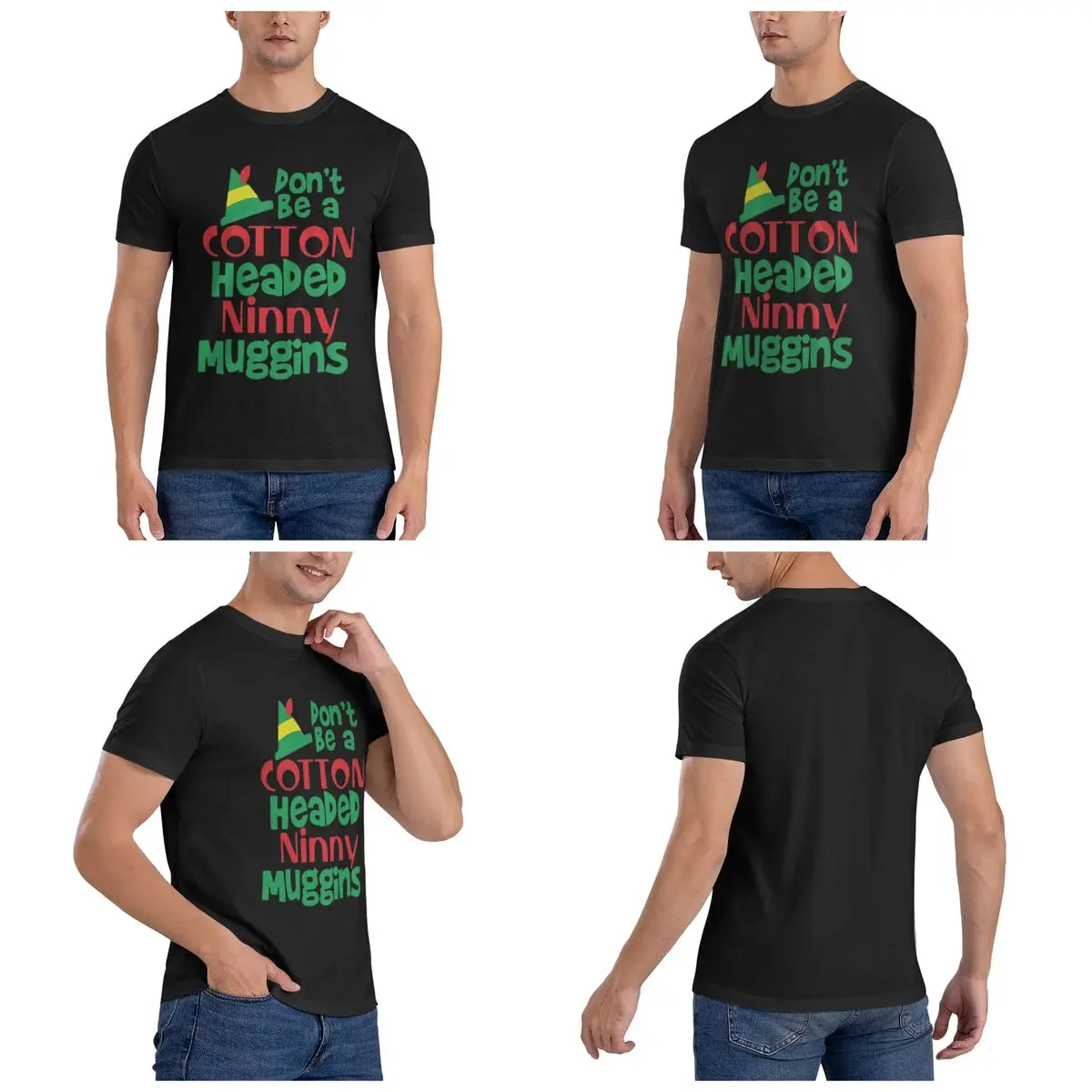 Don't Be A Cotton Headed Ninny Muggins! Men T-Shirt Classic Oversized T Shirts Men's Crew Neck Cotton Tees Short Summer Male