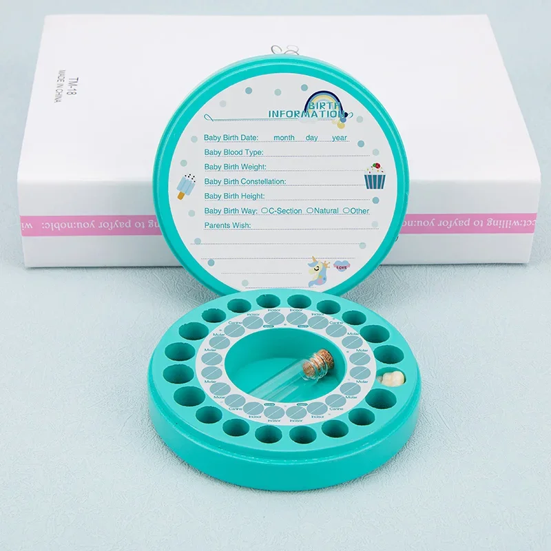 아기 치아 상자, 젖니 정리함 보관 컬렉션, 개별 케이스, 유아용 귀여운 기념품 선물