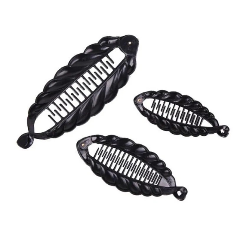 Fashion Women Girl Banana Clip Set Fish Clip Coiled Hair Insert Comb Hair Side Comb Beaded Hair Clip Hair Comb Headdress