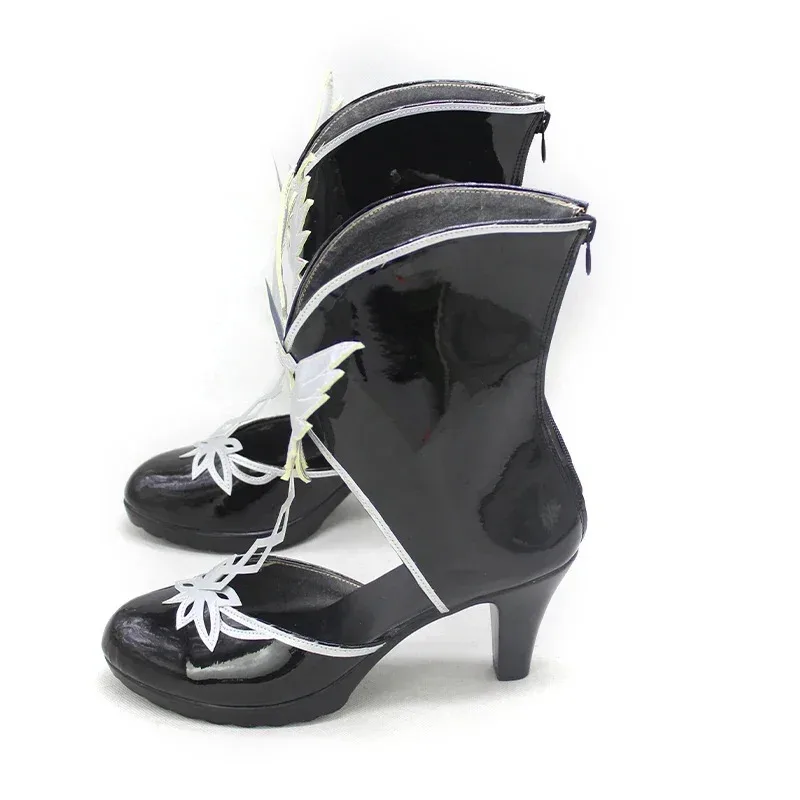 RealCos Vtuber Takane Lui 코스프레 신발 부츠 하이힐 신발 할로윈 코스프레 의상 액세서리