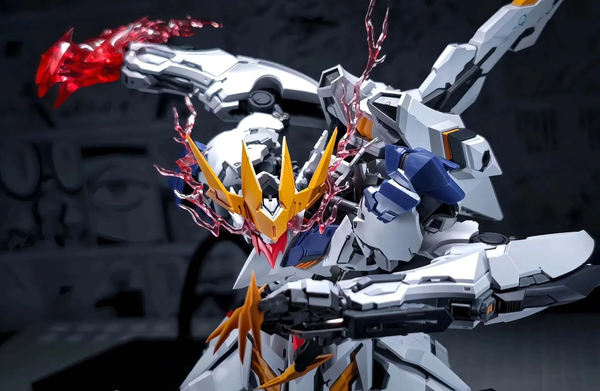 Wolf Technology Figur 1/100 Wolf King Legierungsskelett-Bausatz Mecha Stitch Montagemodell-Kit Actionfigur Spielzeug Geschenke