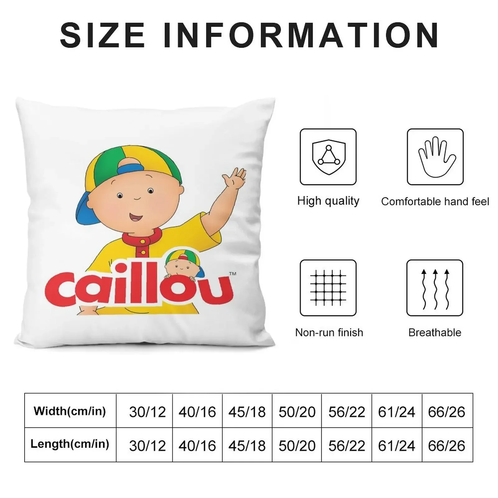 caillou, caillou and dog Throw Pillow Christmas Pillow Cusions Cover pillow