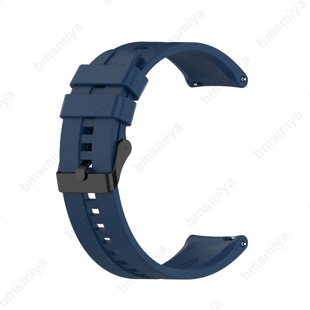1 pçs 20mm pulseira de silicone para huawei relógio 2 gt2 gt3 42mm banda honra relógio se magicwatch2 42mm substituição pulseira cinto