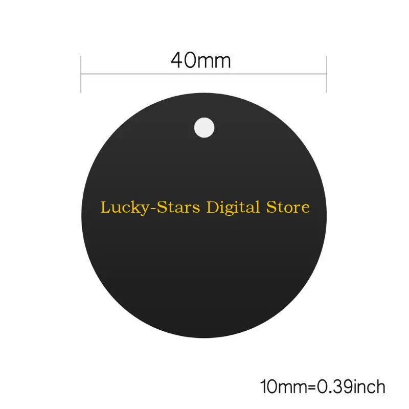 T3EE لوحة معدنية مغناطيسية لتثبيت الهاتف على السيارة، حامل هاتف مغناطيسي، ملصق لاصق مربع الشكل #1