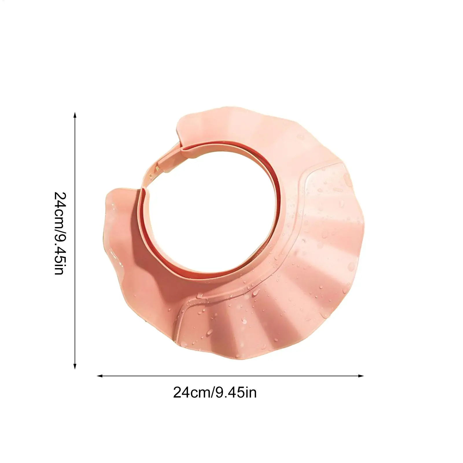 قبعات استحمام للأطفال قابلة للتعديل، قبعة شامبو للأطفال، درع حمام مقاوم للماء، حماية للعين، قناع محمول لغسل الشعر #6