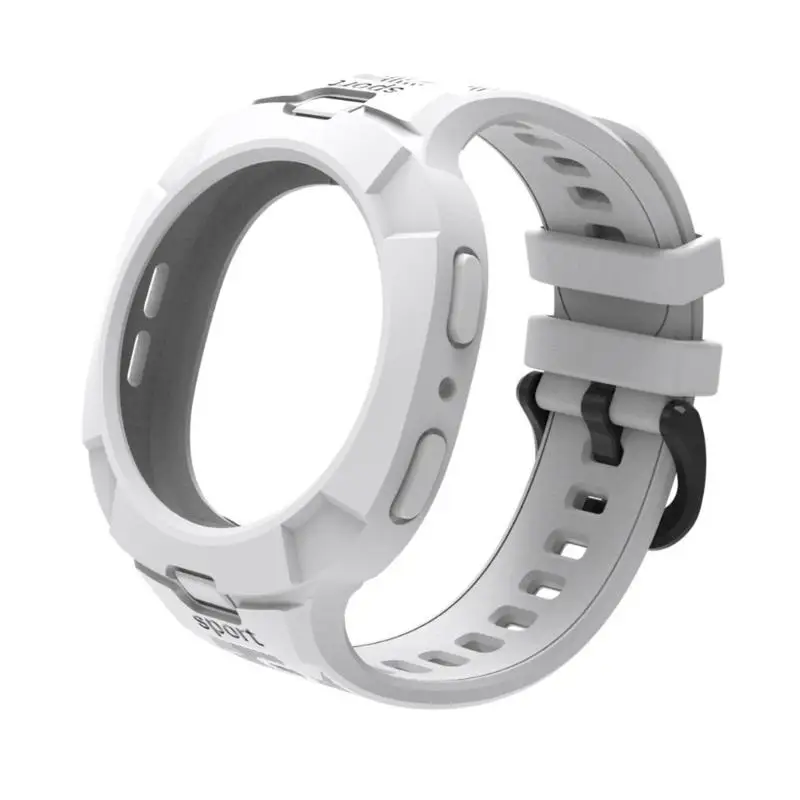 31BA Soft Sport Replacement Strap for Watch 8 46MM with Secure Pin Fit Use