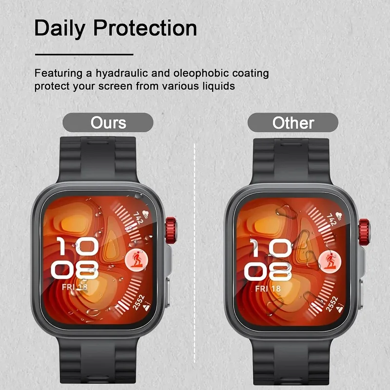 طبقة حماية لساعة Huawei Watch Fit 4 Pro/4/3/2 واقي شاشة لهاتف Huawei Fit 4 Pro/4/3/2 حماية من رقائق الفيلم