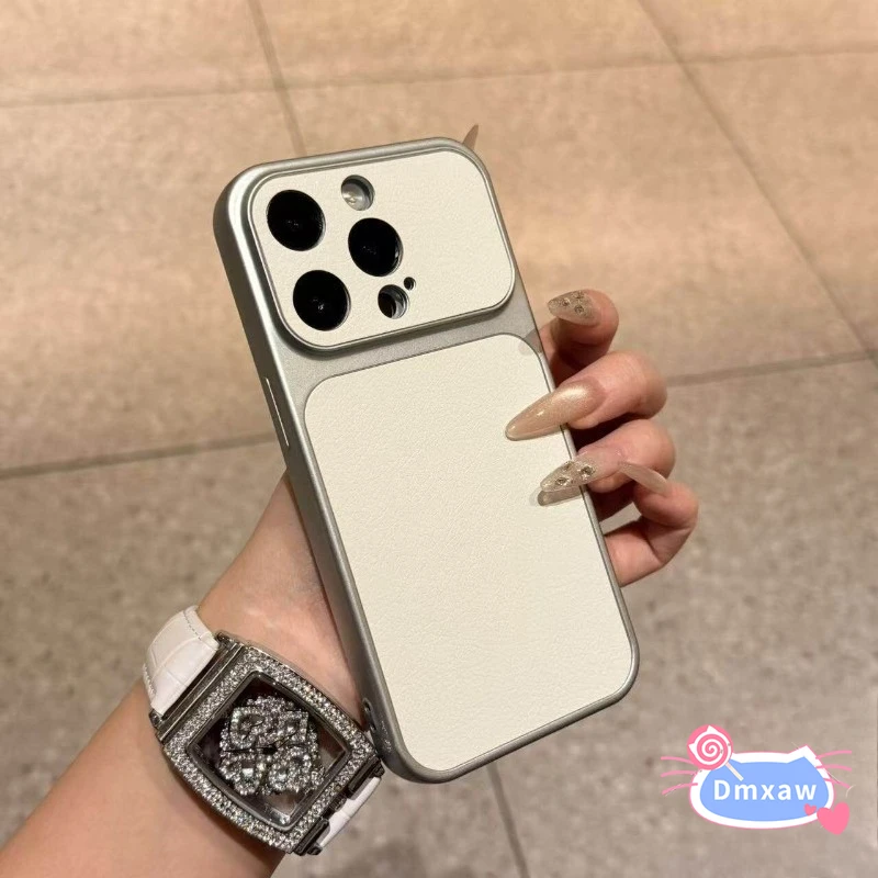 White PU Leather Phone Case For Samsung Galaxy S26 S25 Edge S24 S23 S22 S21 S20 FE Lite Plus Note 20 Ultra 5G 4G Luxury Cover