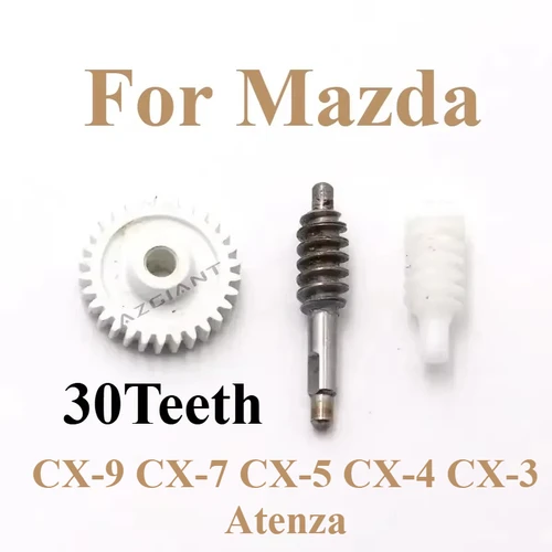 30T para Mazda CX9 CX7 CX-5 CX3 CX4 Atenza espejo plegable Exterior engranaje espejo retrovisor lateral plegable Accesorios de reparación de engranajes Voiture