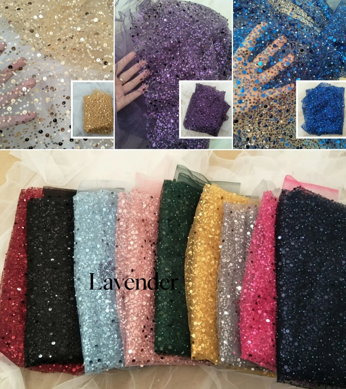 

15-цветная зашифрованная вышивка бисером, сетчатая ткань с блестками, шитье свадебного платья, сценический костюм, ширина ткани 1,3 метра, кружевная ткань «сделай сам»