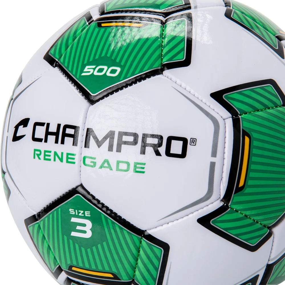 Renegade Fußball, Größe 3, langlebig, PVC-Kunstleder, Air-Lock-Blase, Jugendübung, Freizeitsport, Ausrüstung, Training