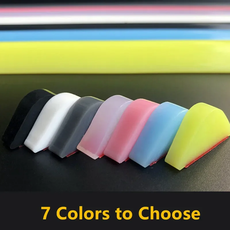 7 Colors 1M Silicone Bathroom Water Stopper Blocker Shower Dam Dry and Wet Separation Flood Barrier Door Bottom Sealing Strip