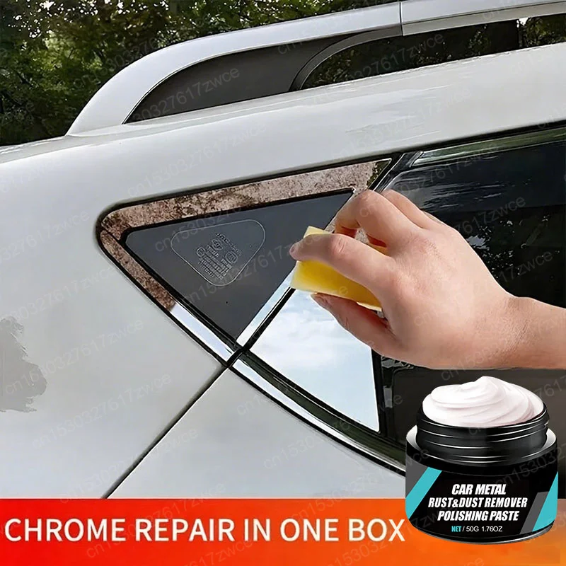 Car Universal Metal Wheel Hub Rust Scratch Repair Polishing Wax Auto Metal Oxidize Rust Reconditioning Cream Wheel Hub Polish
