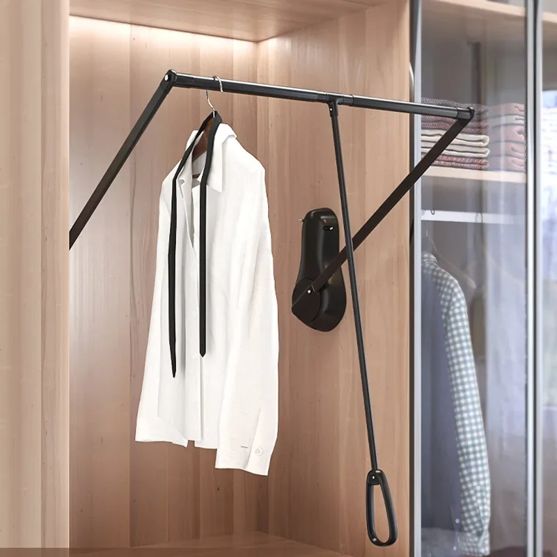 

Pull-down clothes-rail wardrobe lifting clothes-rail clothes-rail clothes-rail wardrobe clothes-hanger hardware fittings