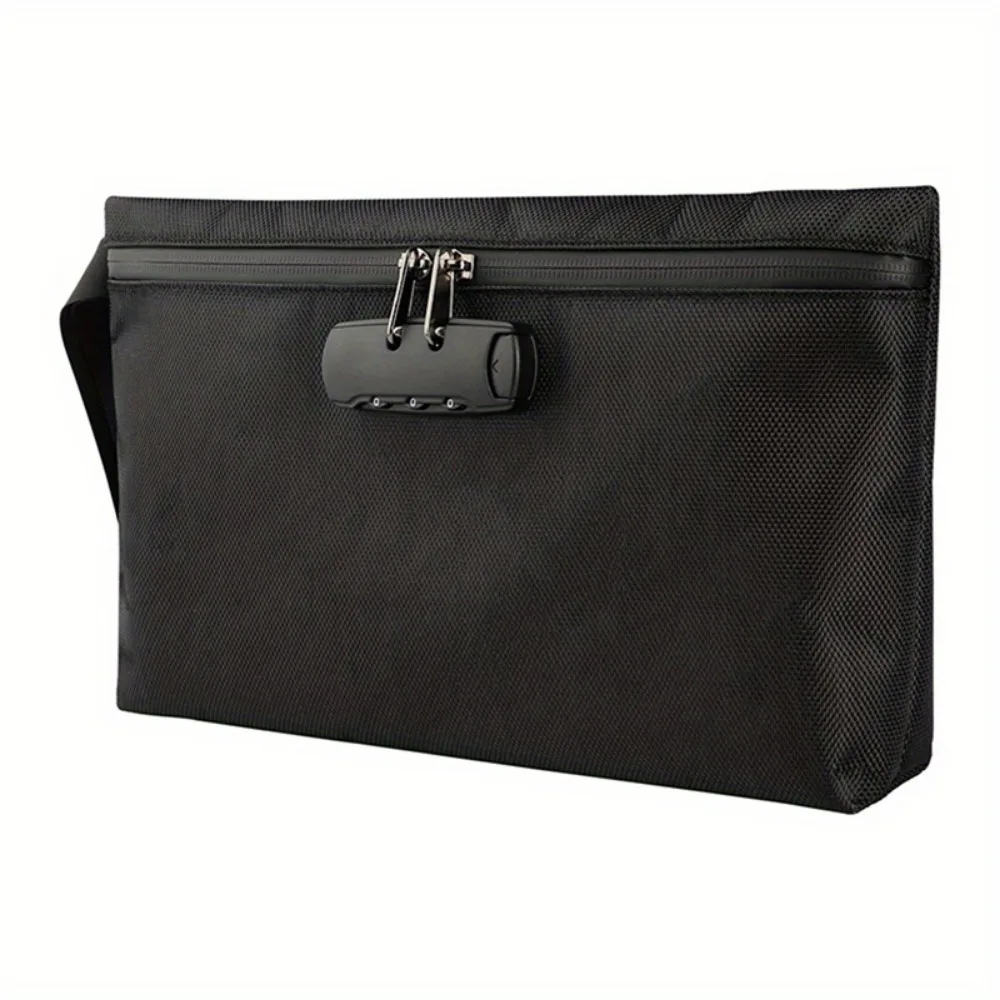 

Combination Lock Smell Proof Stash Bag Waterproof Carbon Lined Pipe Sealing Organizer Blocks Out Smells Portable