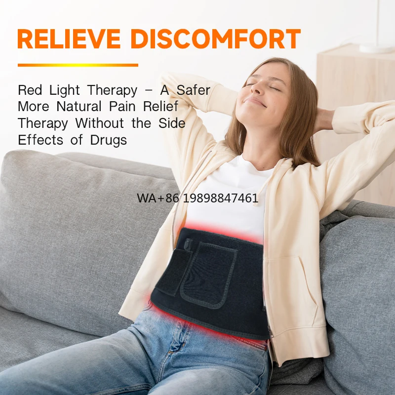 

Portable Infrared Heating Light Therapy Wrap 660nm 850nm NIR Led Red Light Therapy Belt Pad