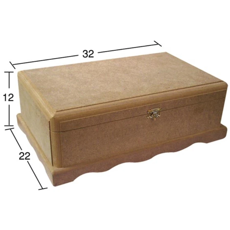 KU248 2 No Box Spring Box, Can Be Painted Wood Mdf Box