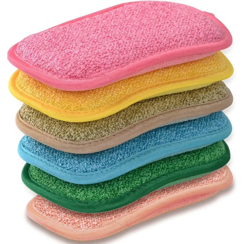 

5/10/20pcs Magic Sponge Double-sided Dishwashing Pan Pot Dish Wash Rust Stain Sponge Kitchen Products kitchen Utensil And Home