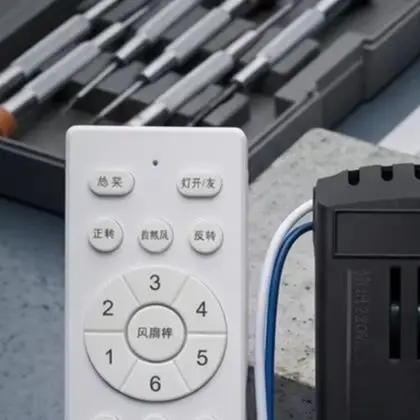 6 Remote Control for Ceiling Fans DC Motor Only 24V Low Voltage System Light Control Function Long Range Signal