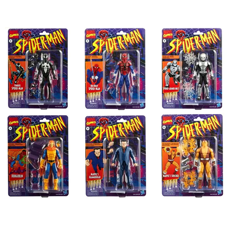 Marvel Legends Spider-man Action Figure Model Toy Collection Spiderman Ben Reilly Marvel's Hammerhead Hobgoblin Symbiote