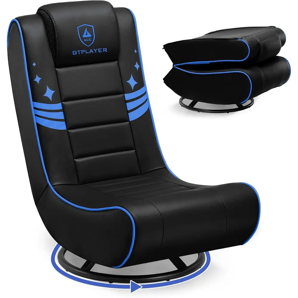 loor Gaming Chair oldable Swivel loor Chairs or Kids Boys Comy Video Game Seat with 360° Multipose or Gamers, Bedroom or Game Ro