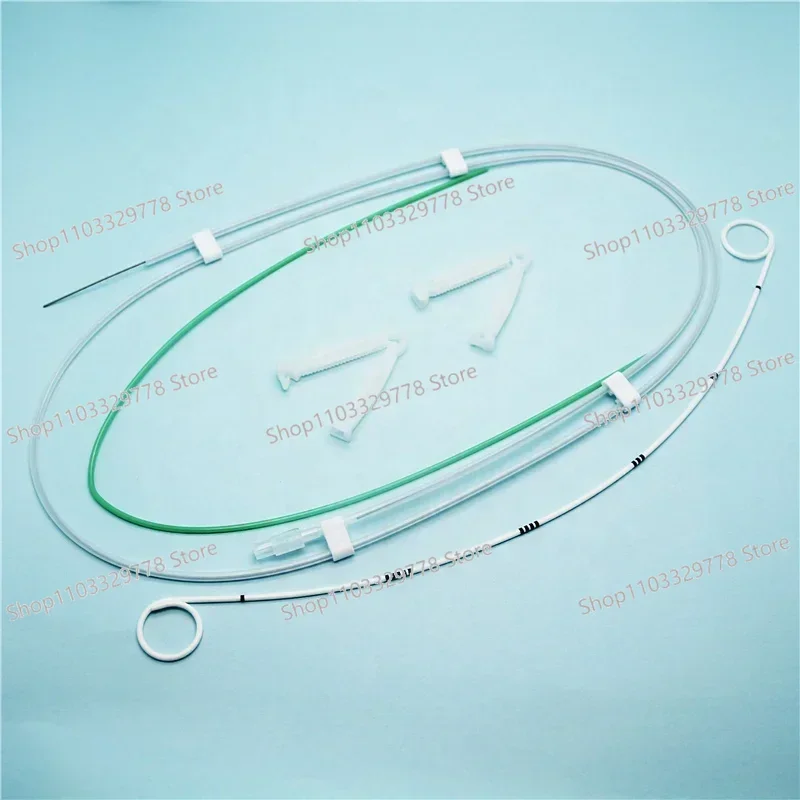 Medical Ureteral Blockage Double J Single J Set Pig Tail Ureteral Stent