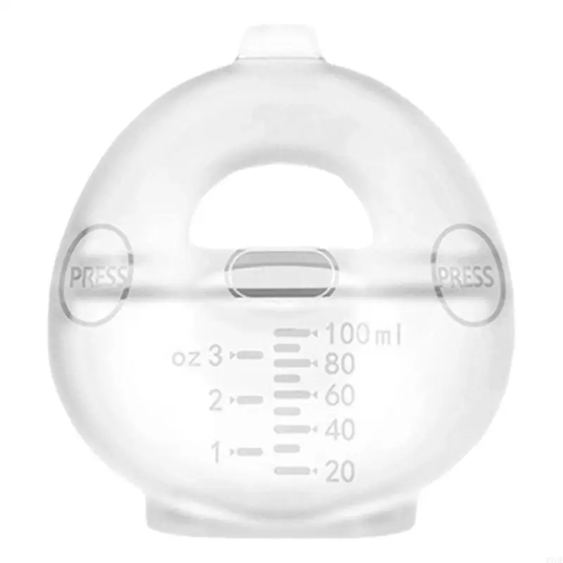 

E7CE Easy Cleaning Silicone Milk Saver for Breastfeeding Comfortable Leak Proof 100ml