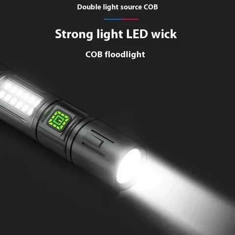 High Power Rechargeable LED Flashlight