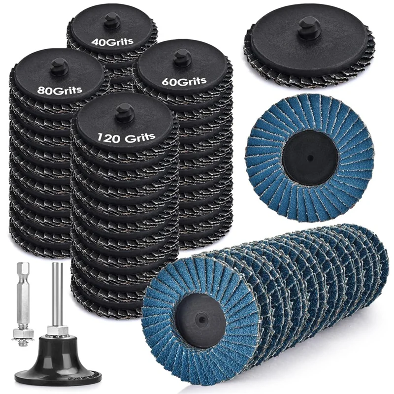 dischi-lamellari-abby-multi-grit-da-2-pollici-set-da-72-pezzi-con-supporto-da-1-4-di-pollice-per-una-levigatura-efficiente-con-smerigliatrice
