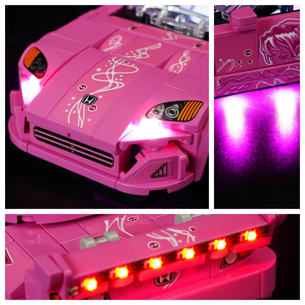 LED Light for Lego-77241 Speed Champions 2 Fast 2 Furious Honda S2000 Building Blocks Model (Building Set NOT Included) view 4
