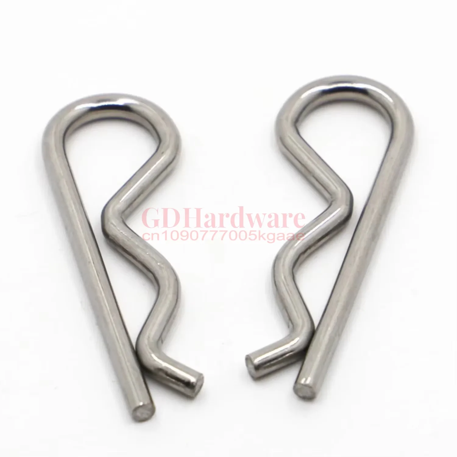 304 Stainless Steel RC Body Clip B-type R-type Cotter Pin Wave Circlip Card Pin Hairpin Pins Car Truck Buggy Shell Pins