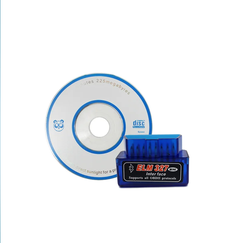 V2.1 Obd2 / Obdii Super Mini Elm327 Bluetooth Elm 327 Version 2.1 Error Coder Android Torque Car Code Scanner for Multi-Brands