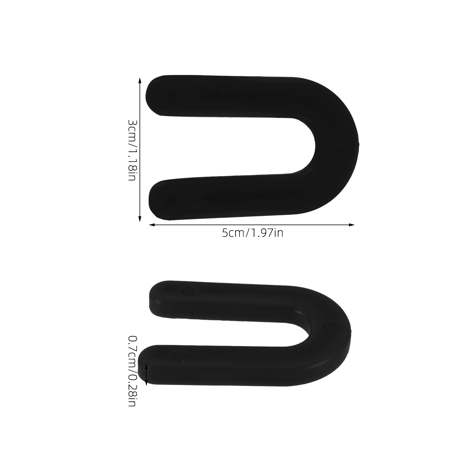 

100 Pcs U Shaped Tile Spacers Multi Sizes Colored Ceramic Floor Leveling System Horseshoe Plastic Tools For Installation