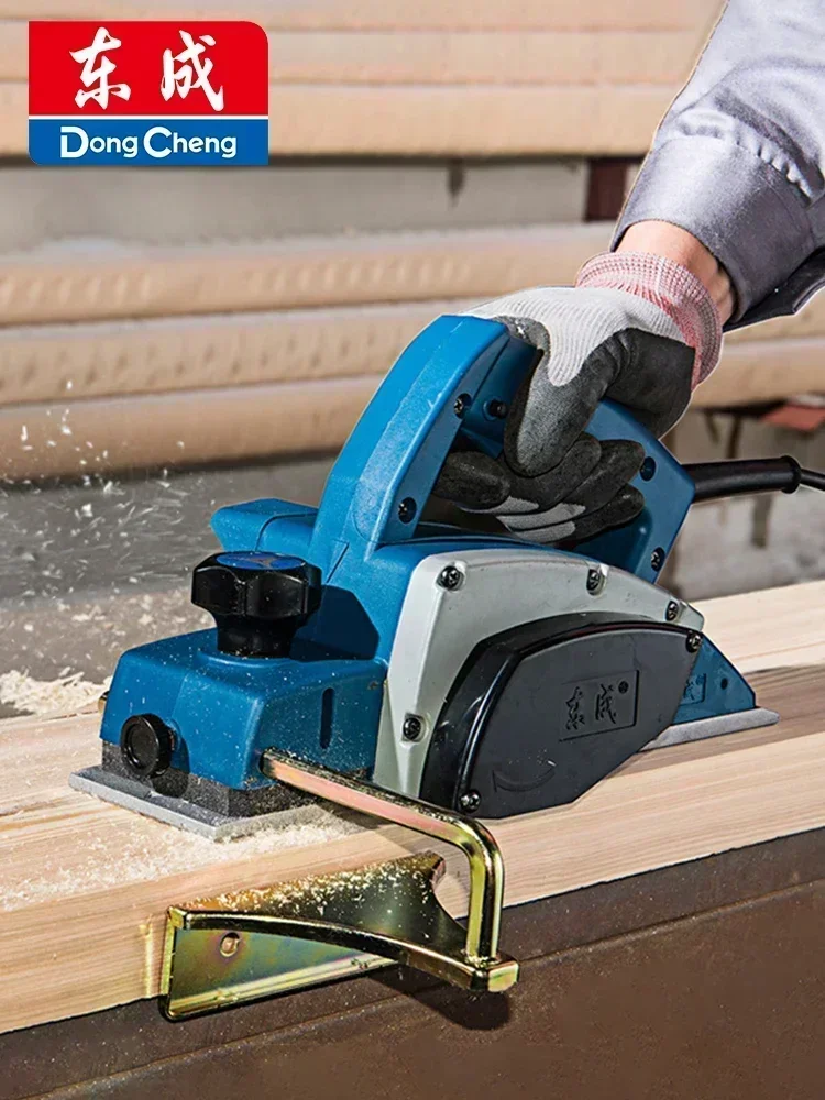 220V High-performance Portable Electric Planer for Woodworking with Reversible Blade