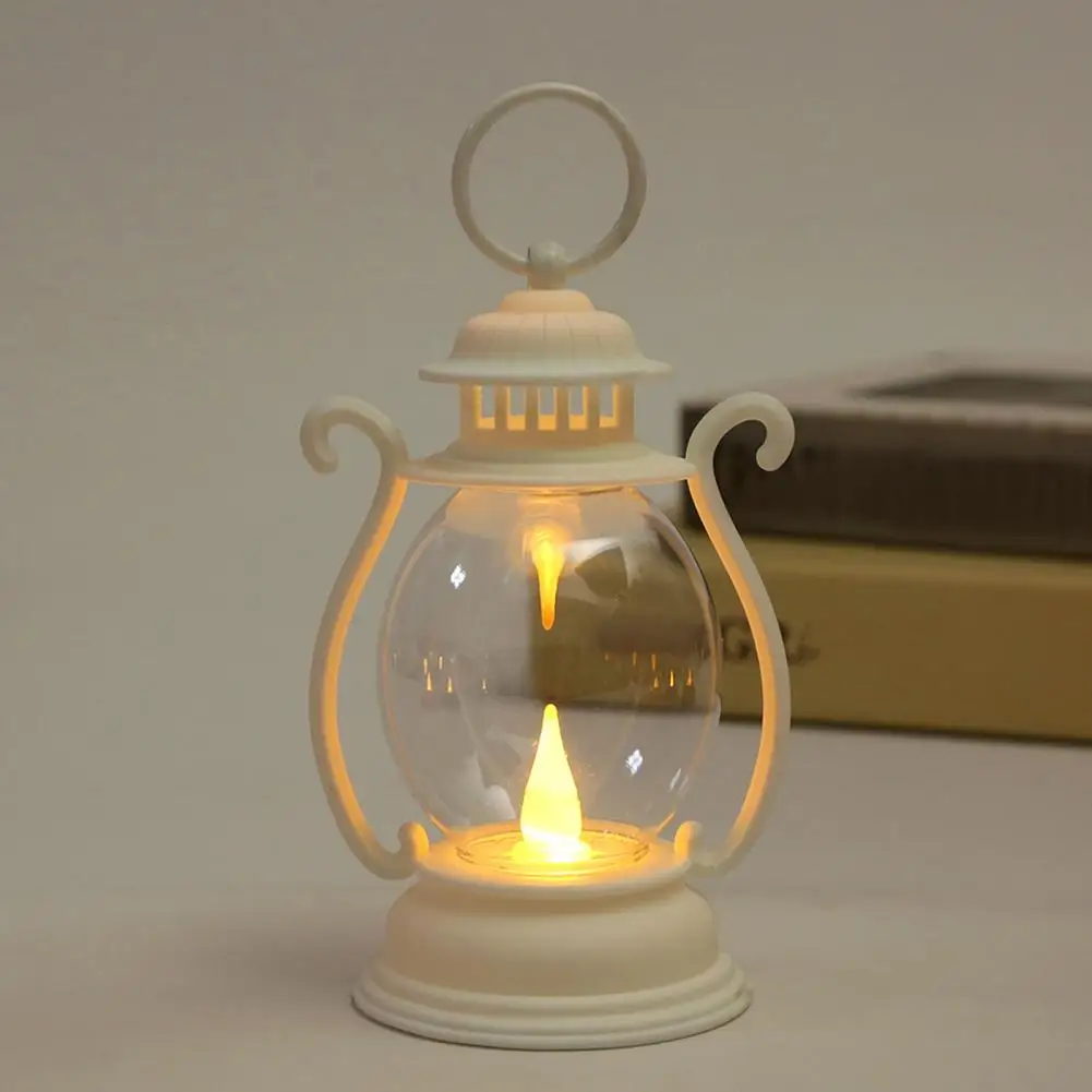 Environmentally Long-lasting Retro Led Candle Lamp Safe Eco-friendly Decorative Gift Lantern with Easy Battery Replacement