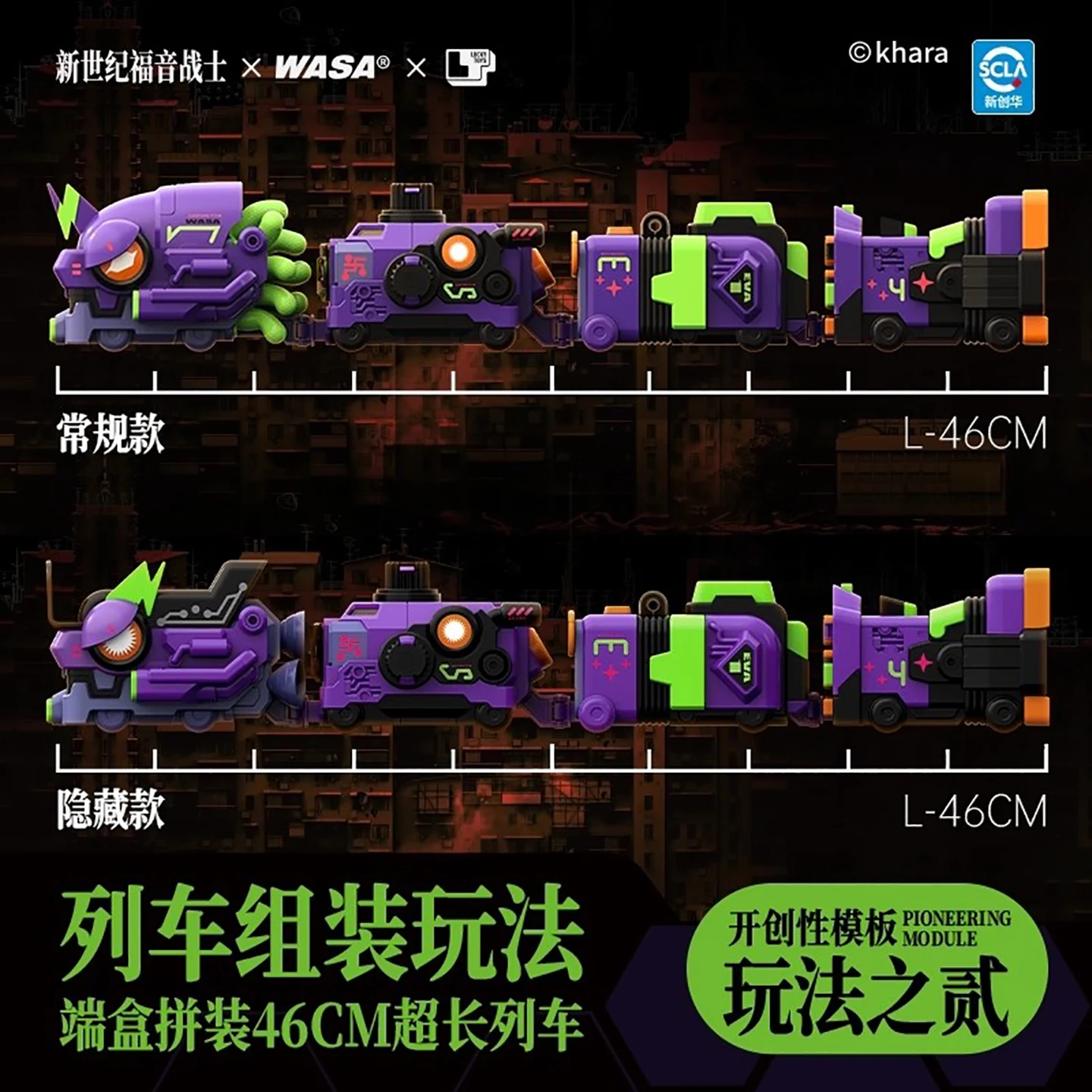 WASA Eva Evangelion 01 Blind Box Mecha Actionfiguren Mystery Box Niedliche Anime-Überraschungstasche Sammlung Modell Charakter Geschenke Spielzeug