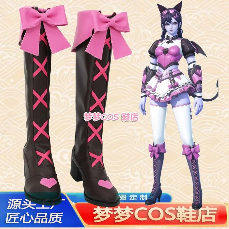 OW Widowmaker Cosplay Shoes Boots Halloween Women