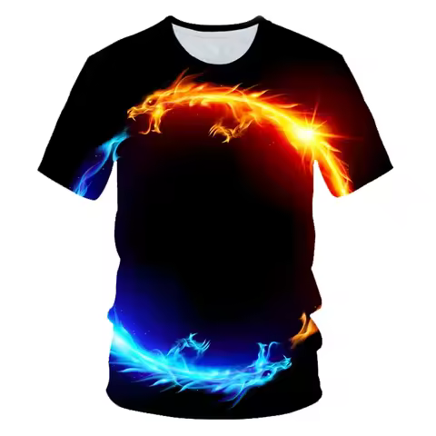 Flame Skull Tshirt Halloween Clothes Children Boy Casual T-Shirts Girls 3d Graphic Tee-Shirts Fashion Summer Sonic Tshirt Kids