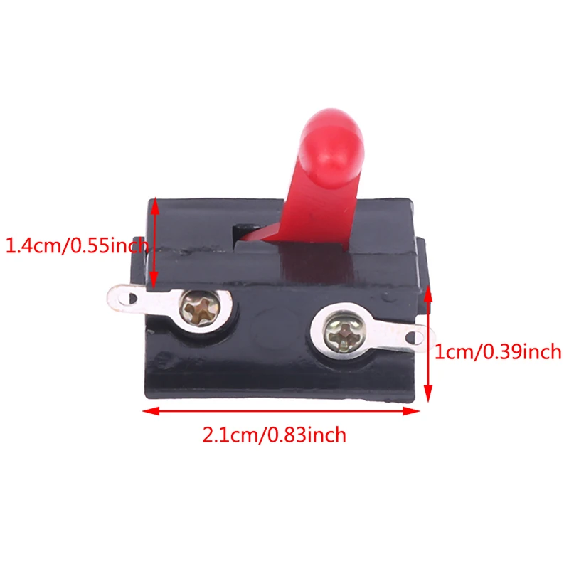 Interruptor de alimentación eléctrica para cortadora de pelo, reemplazo para la mayoría de cortapelos, 2 unids/lote por caja