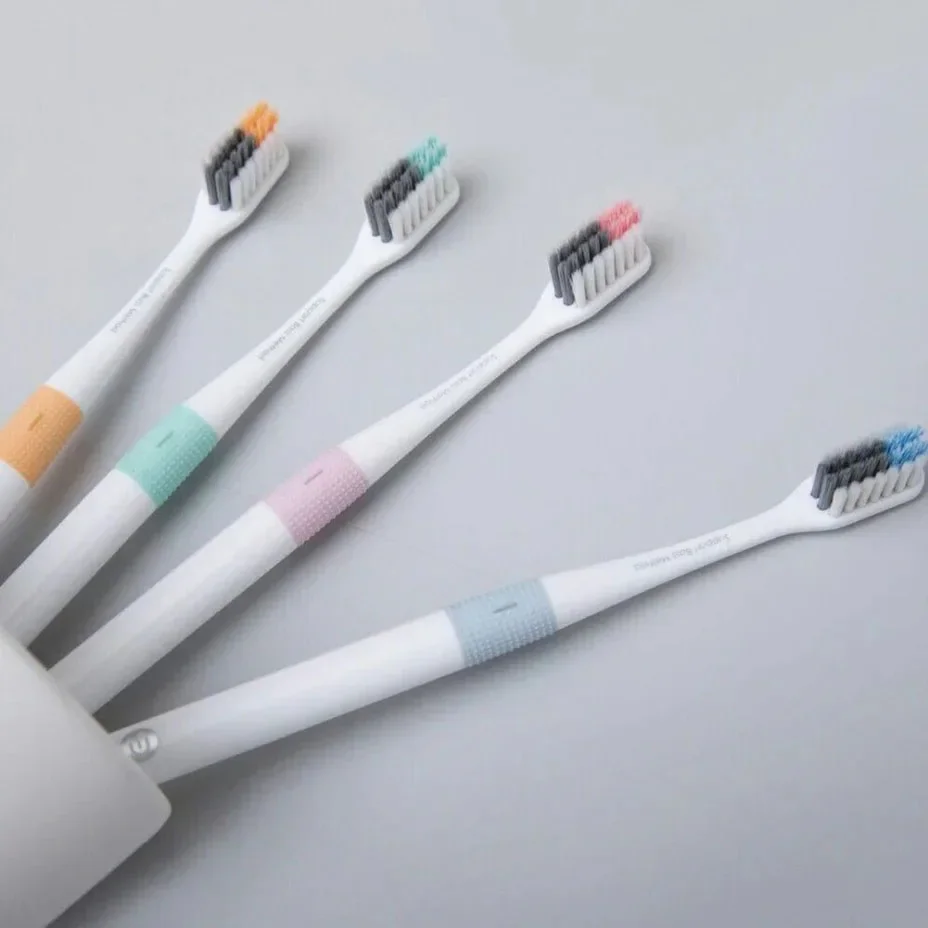 Original DR.BEI Toothbrush Medium Bristle Toothbrush For Youpin Family Pack With Box Portable Colorful Oral Cleaning Toothbrush